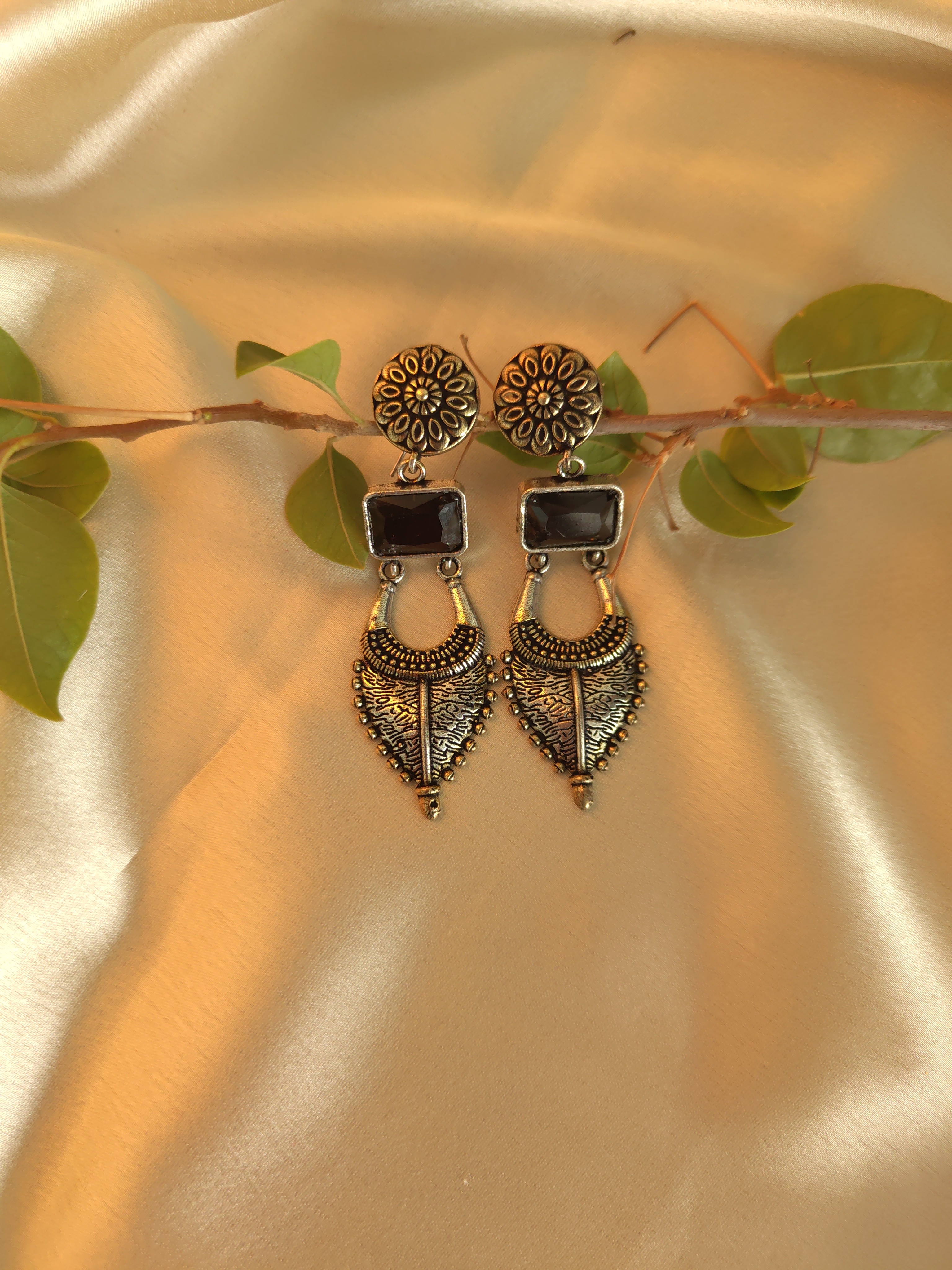 Sitara Antique Oxidized Earrings