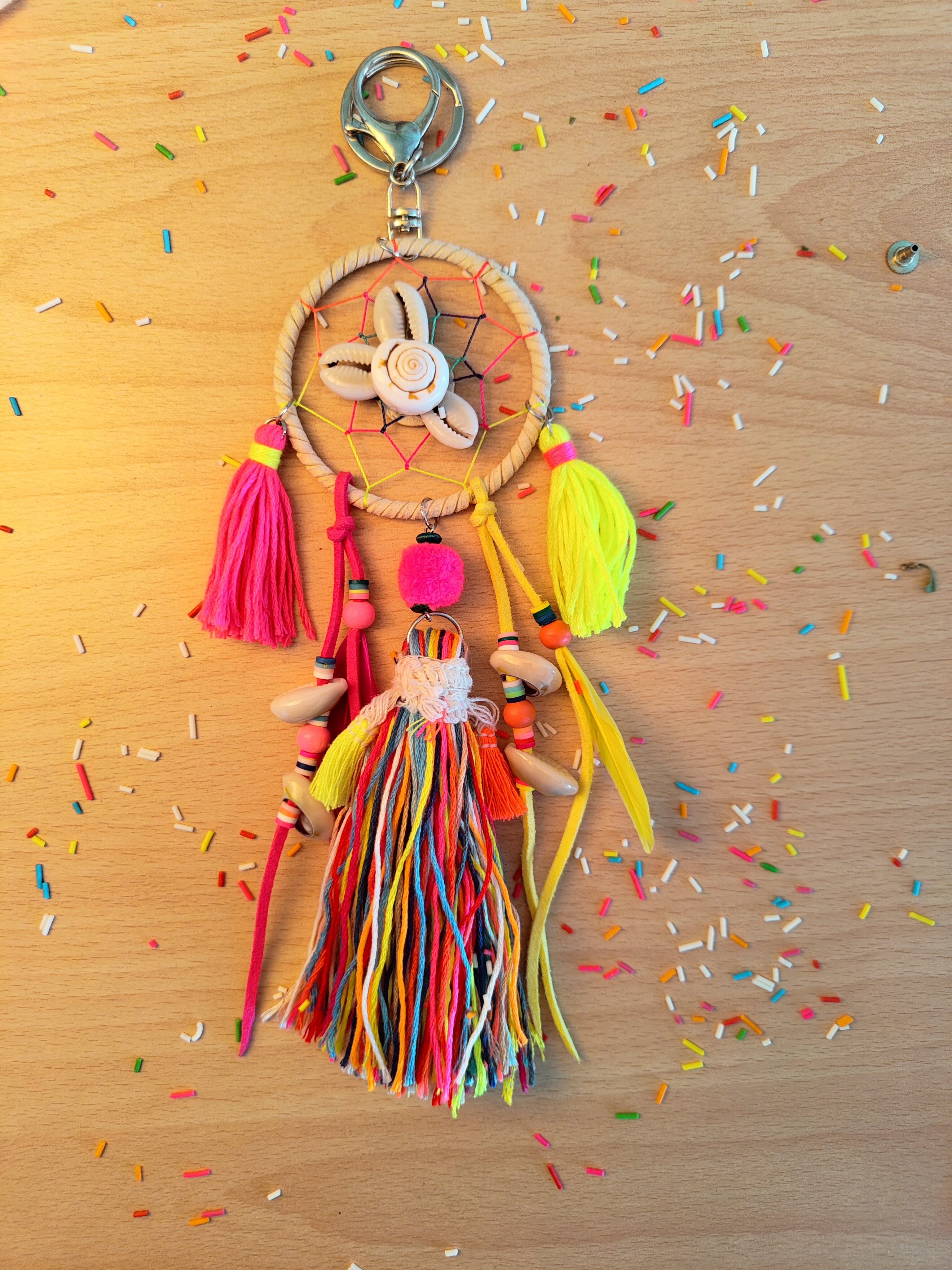 Sitara Artisan Dreamcatcher Keychain