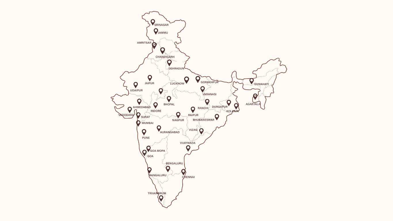 Rare Planet Nationwide Retail Network Map